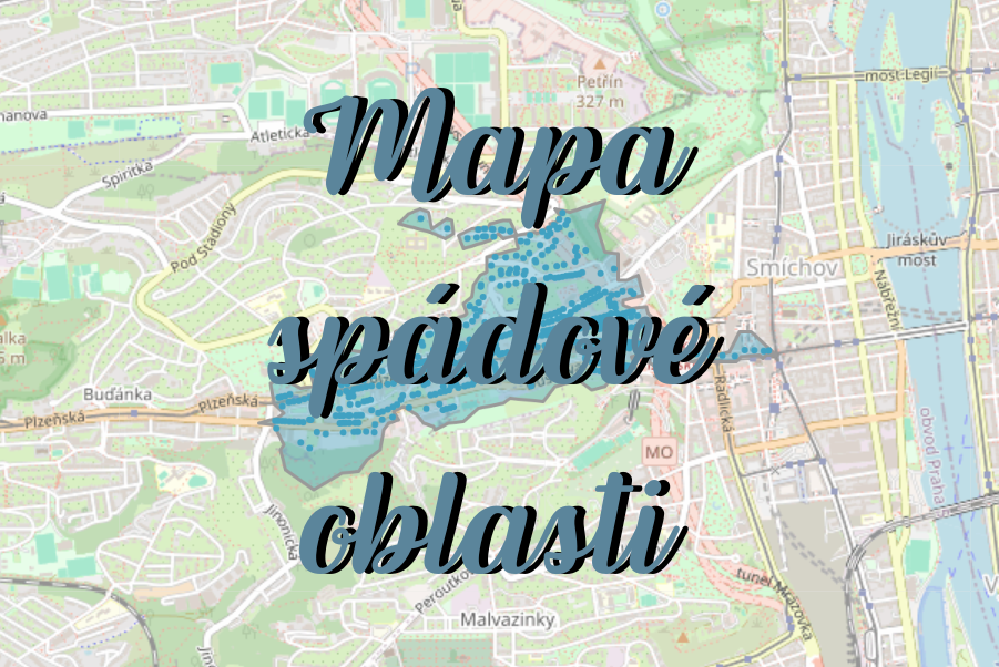 Mapa spádové oblasti